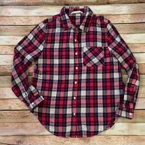 Vanilla Star Plaid Flannel Shirt